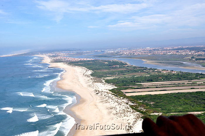 Пляж Barra с высоты полета